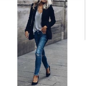 Theory Black Work Blazer